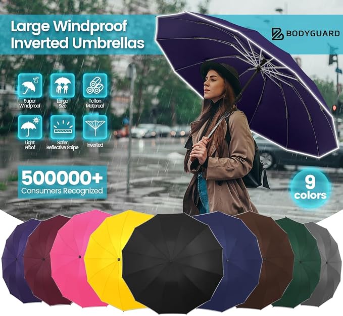 Bodyguard Inverted Umbrella - Image 8