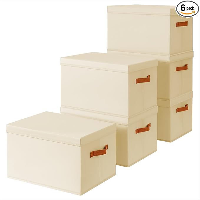 Storage Bins with Lids by Homsorout