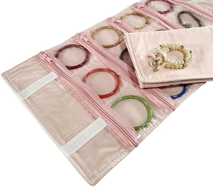 Travel Jewelry Roll Bag Portable Organizer Pouch - Image 9