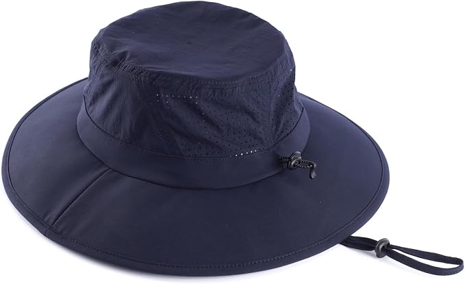 Home Prefer UPF 50+ Sun Hats for Men Women Foldable Wide Brim Fishing Hat Quick - Image 3