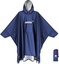 ANYOO Hooded Rain Poncho for Adults Waterproof Lightweight Rain Coat for Men by Anyoo
