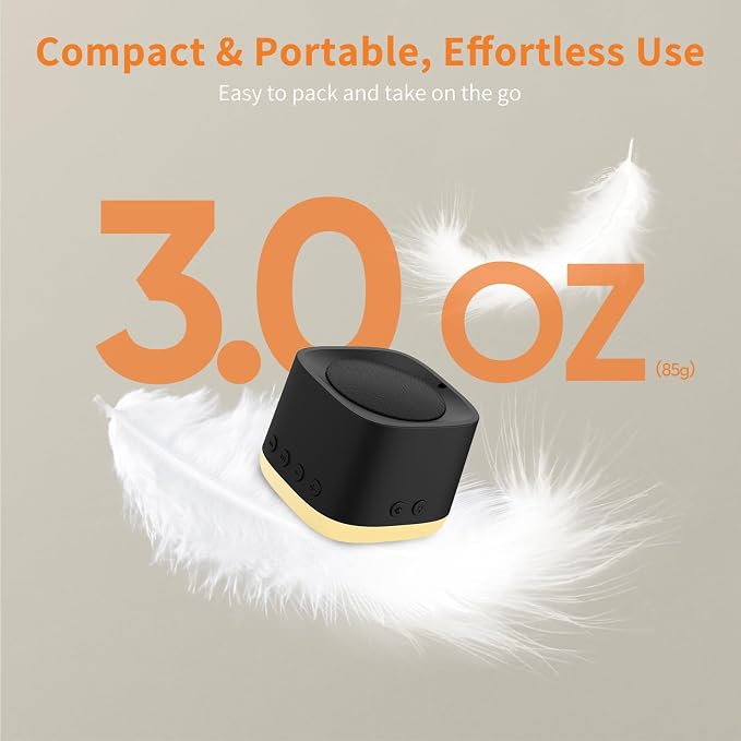 Portable Sound Machine, Mini Travel White Noise Machine - Image 2