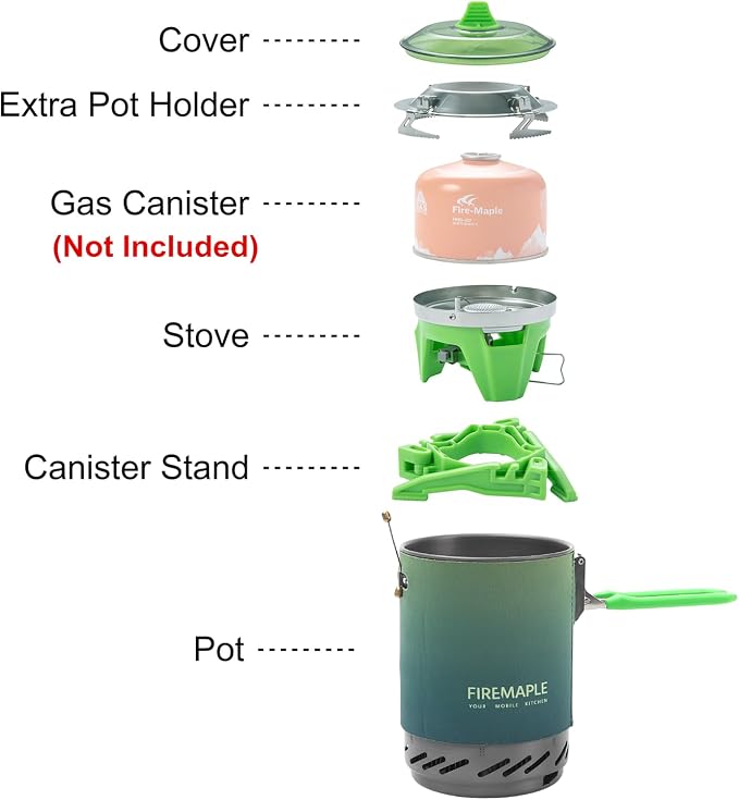 Fire-Maple Fixed Star X2 Backpacking and Camping Stove System Outdoor Propane - Image 4