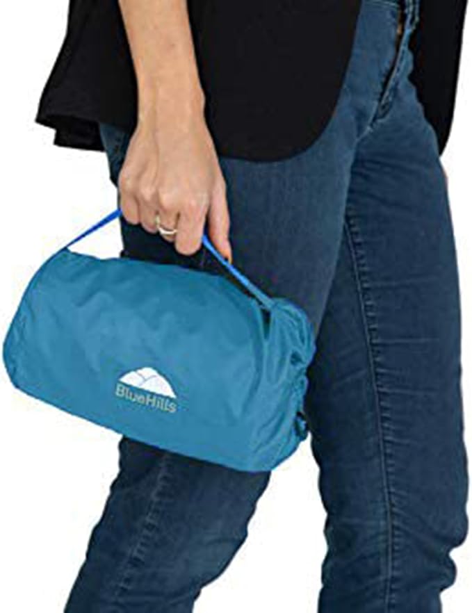 BlueHills Ultra Compact Travel Blanket in Portable Case Premium Soft Large - Image 8