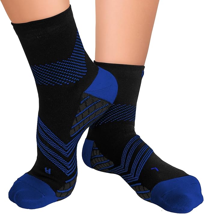 TechWare Pro Plantar Fasciitis Socks – Cushion Ankle Compression Socks Women & by TechWarePro
