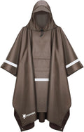 PTEROMY Hooded Rain Poncho for Adult by PTEROMY