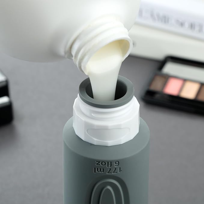 Travel Bottles for Toiletries, Large 6oz Oversize Containers, BPA Free Leak - Image 4