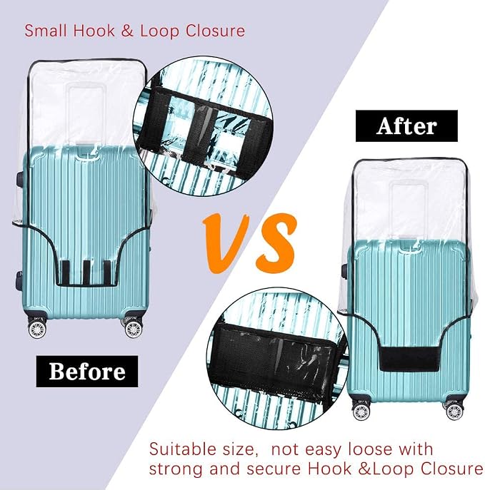 Suitcase Covers for Luggage – TSA Approved Clear PVC Luggage Protector Cover - Image 7