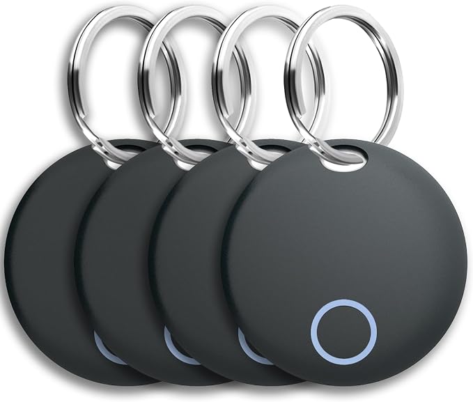 Air Tracker Tags 4 Pack Luggage Tracker Works by YAOTE