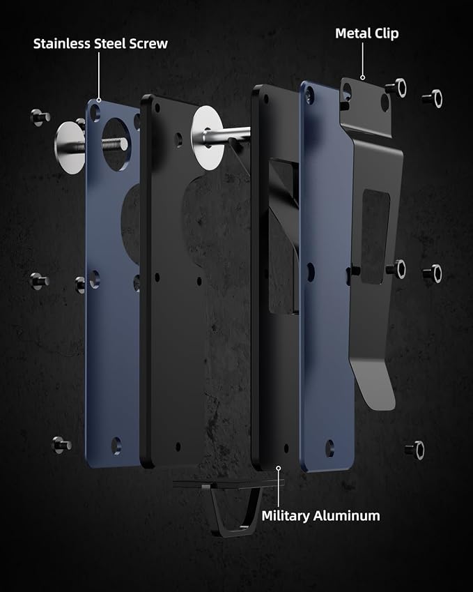 Key Organizer Compact Key Holder Metal Key Chain Minimalist key case key holder - Image 5