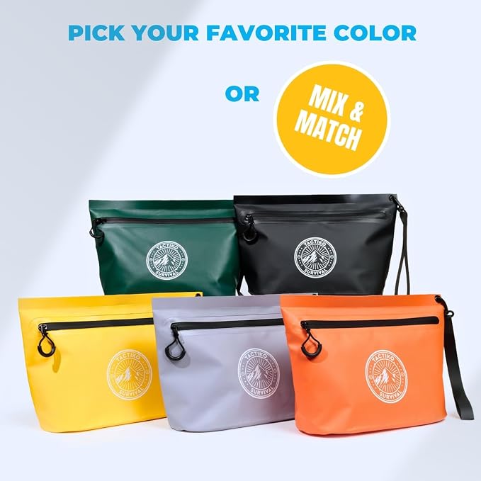 Tactiko Heavy-Duty Splash Water Resistant Zipper Pouches - 3L Hold-All - Image 9