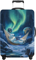Polar bear Luggage Cover Washable Suitcase Protector Anti-Scratch, Stretchable by THISFIND