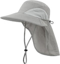 Home Prefer Outdoor UPF50+ Sun Hat Wide Brim Mesh Fishing Hat by HomePreferHatsCaps
