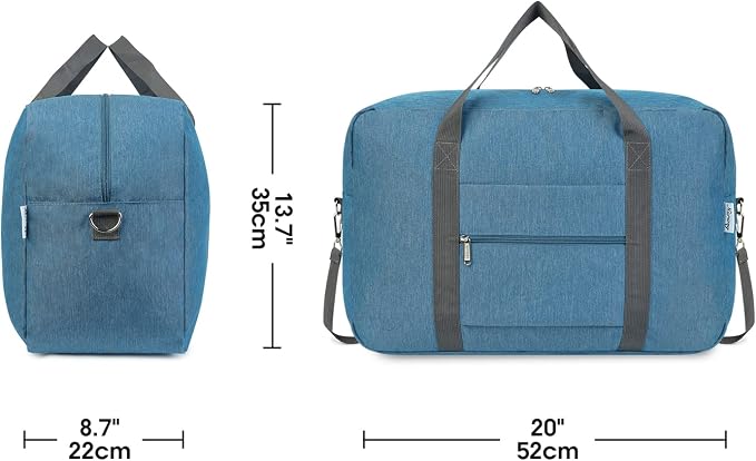 For United Airlines Foldable Carry on Bag 22x14x9 Travel Duffel Bag Packable - Image 4