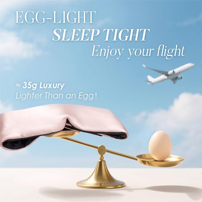 LULUSILK Reversible Mulberry Silk Sleep Mask - Image 7