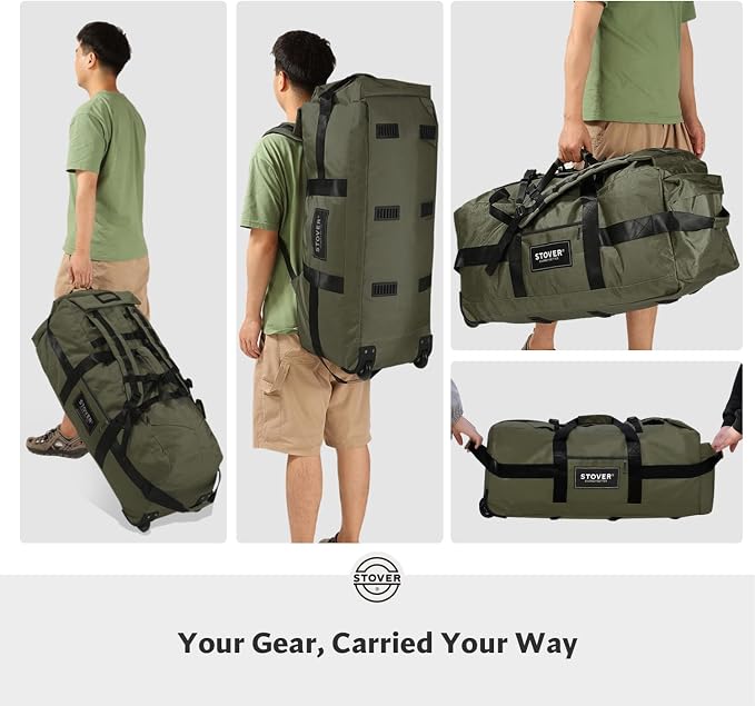 STOVER 80L Rolling Duffel Bag - Image 3