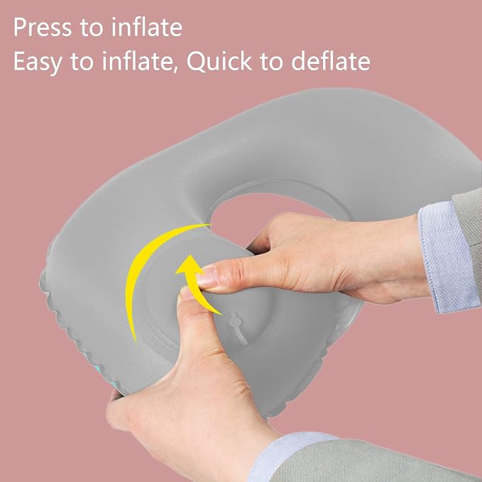 Inflatable Travel Pillow for Sleeping Airplane - Image 4