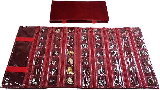 Travel Jewelry Roll Bag Portable Organizer Pouch - Image 4