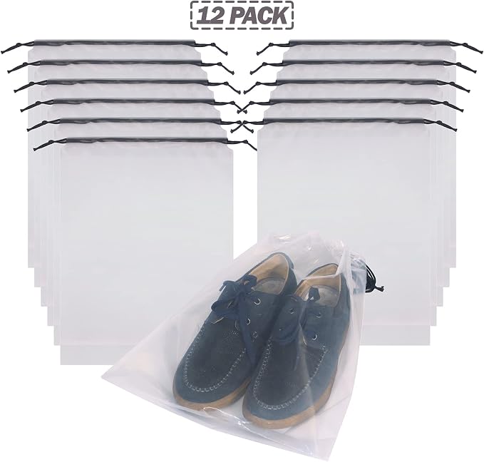 Set of 12 Transparent Shoe Bags - Image 7