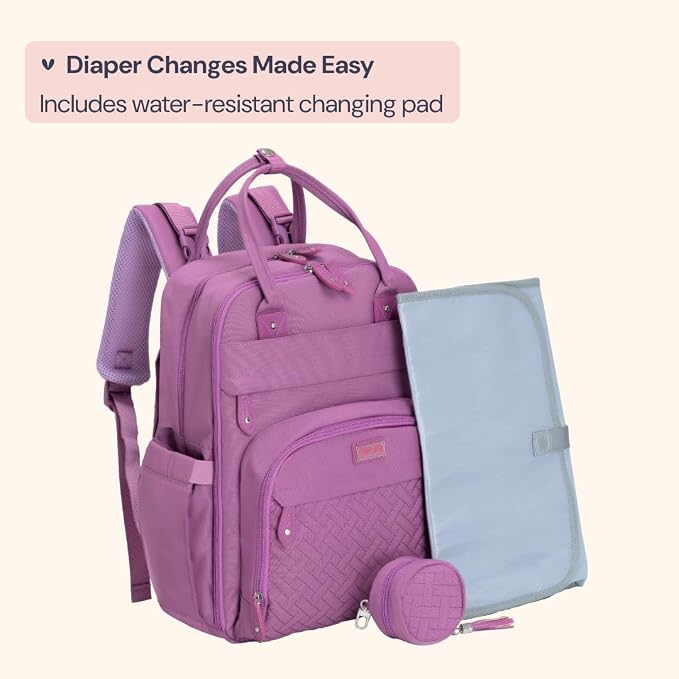 BabbleRoo Diaper Bag Backpack - Image 9