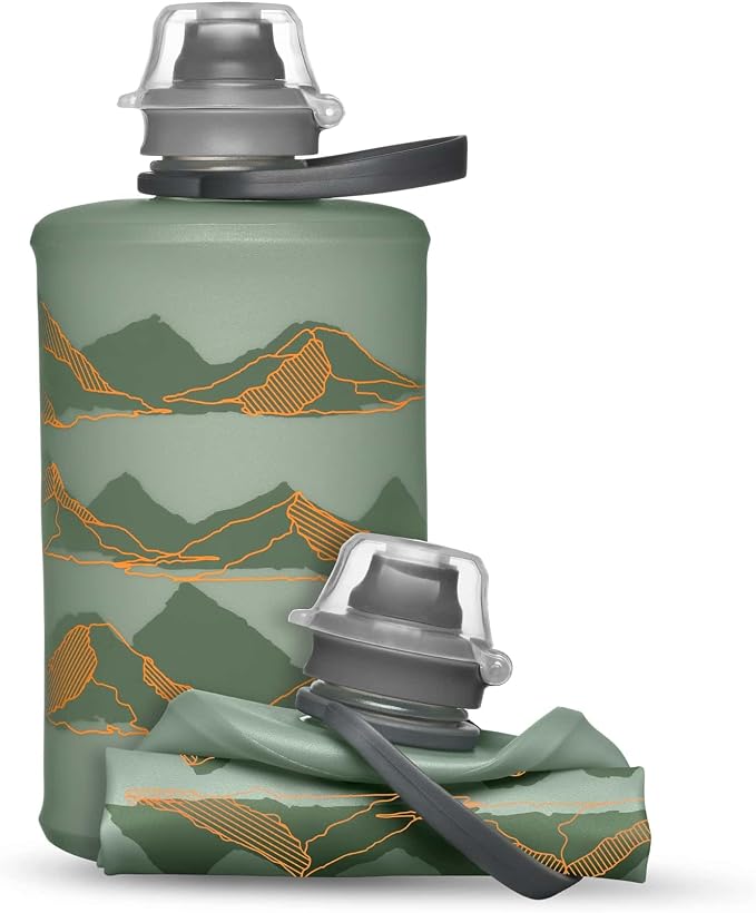 HydraPak Stow - Collapsible Backpacking Water Bottle - BPA Free, Ultra Light by Hydrapak