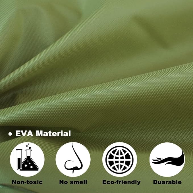 Opret 2 Pack Raincoats for Adults Reusable, EVA Rain Ponchos Lightweight Rain - Image 4
