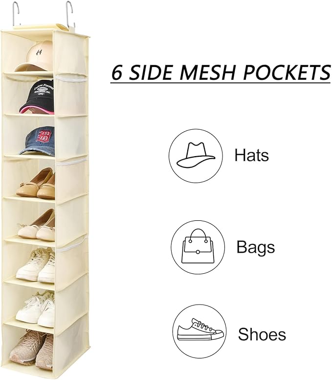 Hanging Shoe Organizer for Closet - Image 6
