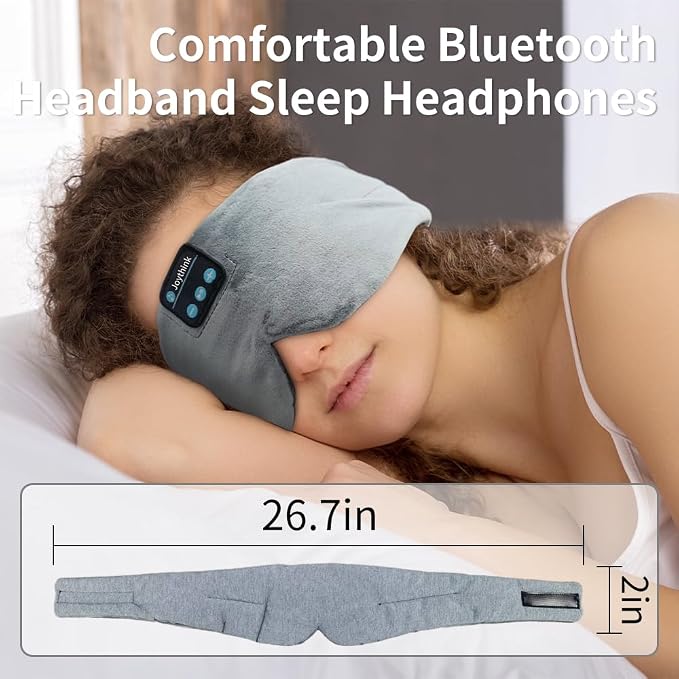 Joythink Sleep Headphones Wireless Eye Mask Kids Children Silk Wireless - Image 6