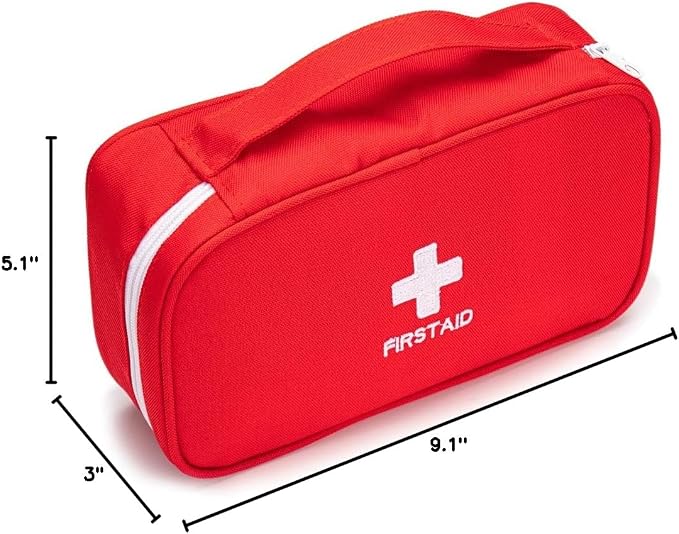 First Aid Bag Tote Empty Small First Aid Kit Bag Outdoor Travel Rescue Pouch - Image 10