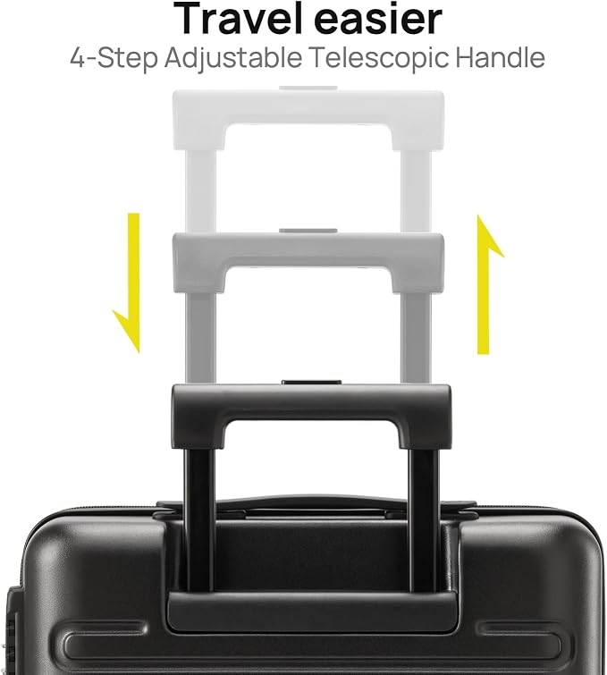 Carry on Luggage 22 X 14 X 9 Airline Approved, 20 Inch Luggage - Image 5