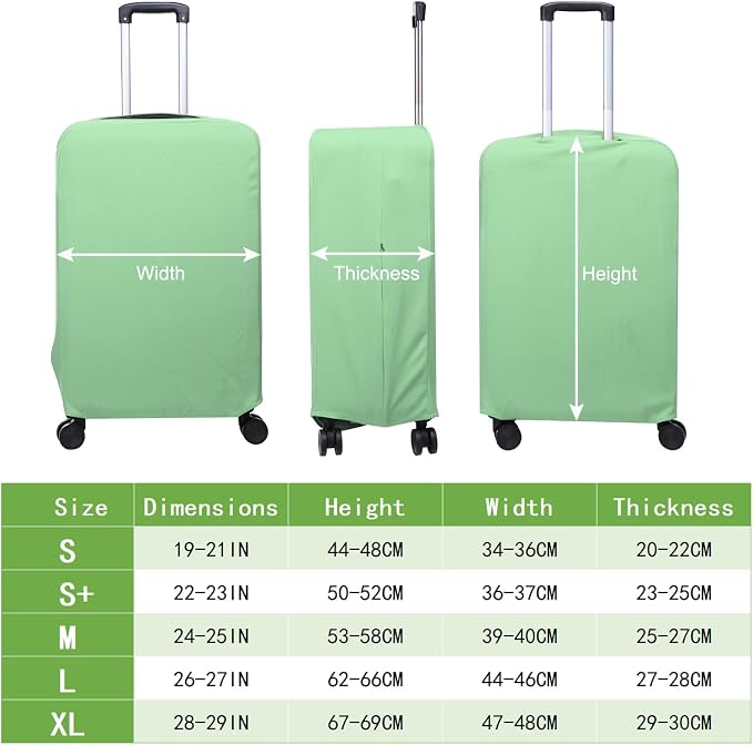 PATIKIL Luggage Cover, Suitcases Covers Elastic Carry on Cover Protector - Image 2