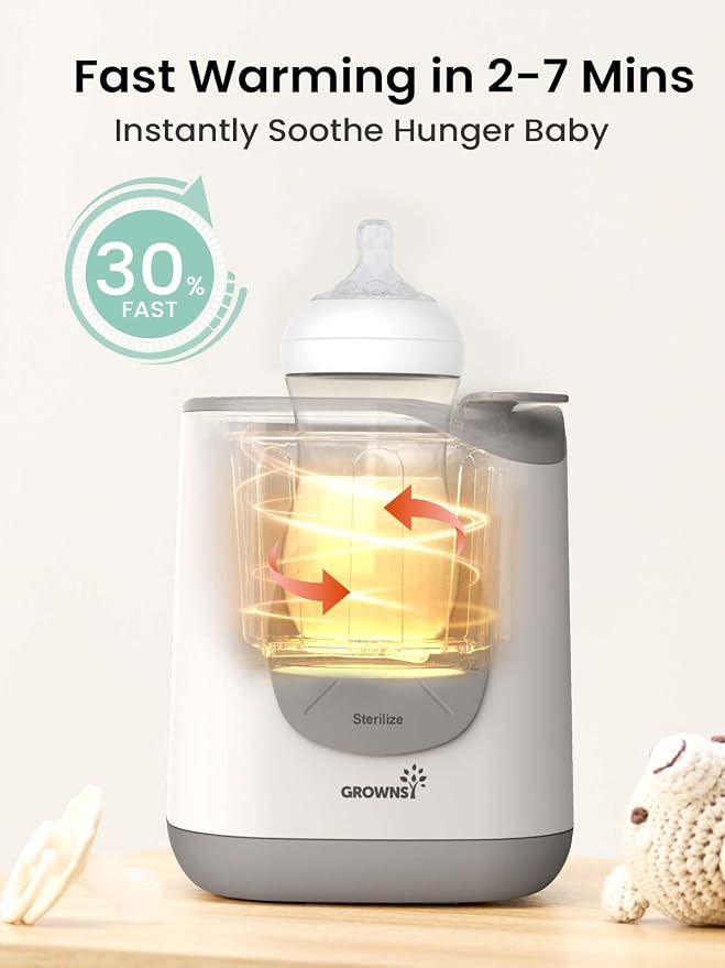 GROWNSY Bottle Warmer, Baby Bottle Warmer Fast - Image 2