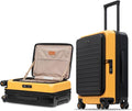 LEVEL8 Top Opening Carry on Luggage Hardshell, Large Suitcases by LEVEL8
