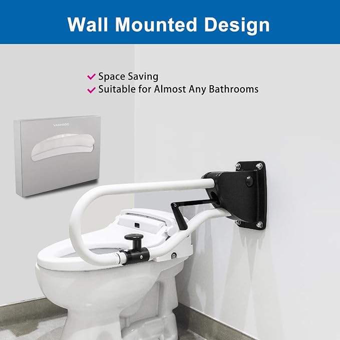 Toilet Seat Cover Dispenser Wall Mount, Commercial Stainless Steel Toilet Seat - Image 6