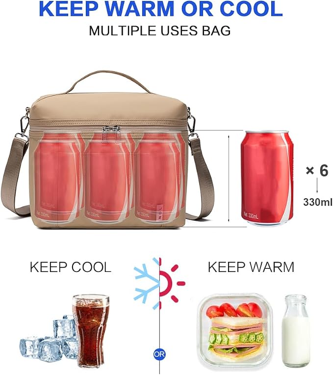NOL Natural Organic Lifestyle Insulated Lunch Bags - Image 5