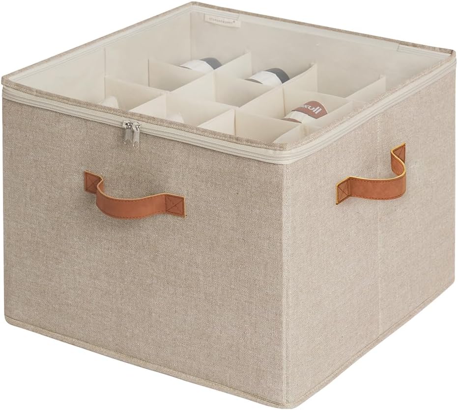 StorageWorks Shoe Organizer for Closet, Fits up to 16 Pairs, Shoe Cubby Storage by StorageWorks