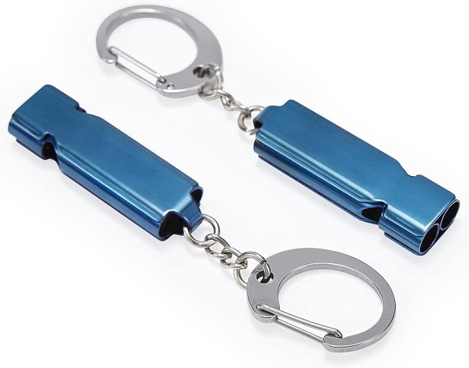 Whistle for Coaches Teachers, Emergency Survival Stainless Steel Whistles 2 Pack - Image 4