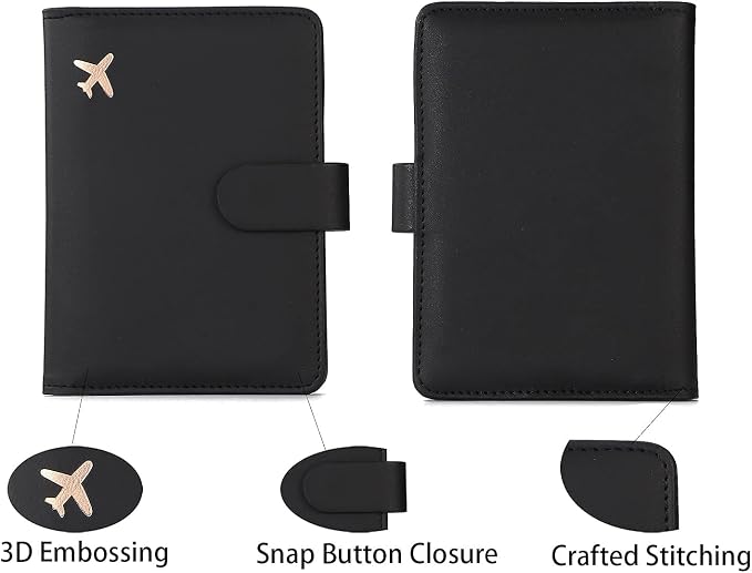 Melsbrinna Premium Leather Passport Holder Covers Case, Waterproof Rfid - Image 4