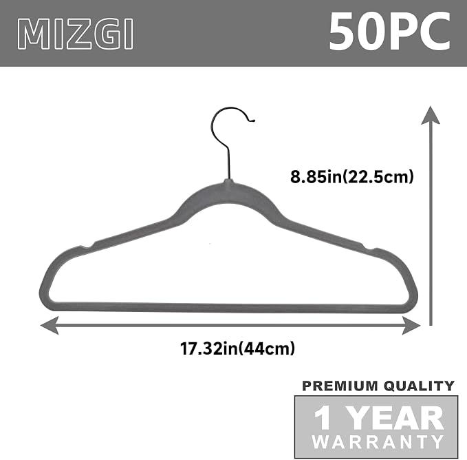 MIZGI Premium Velvet Hangers Heavy Duty - Image 5