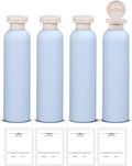 ASEVAT 8.8oz 4pack Refillable Travel Shampoo and Conditioner Bottles, Travel by ASEVAT
