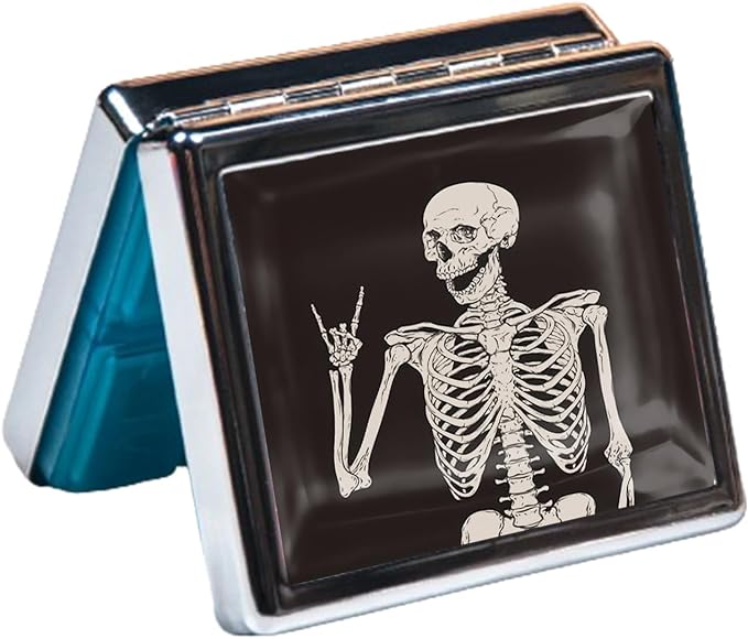 Silver Vintage Pill Box 7 Day Metal Pill Box - Image 4