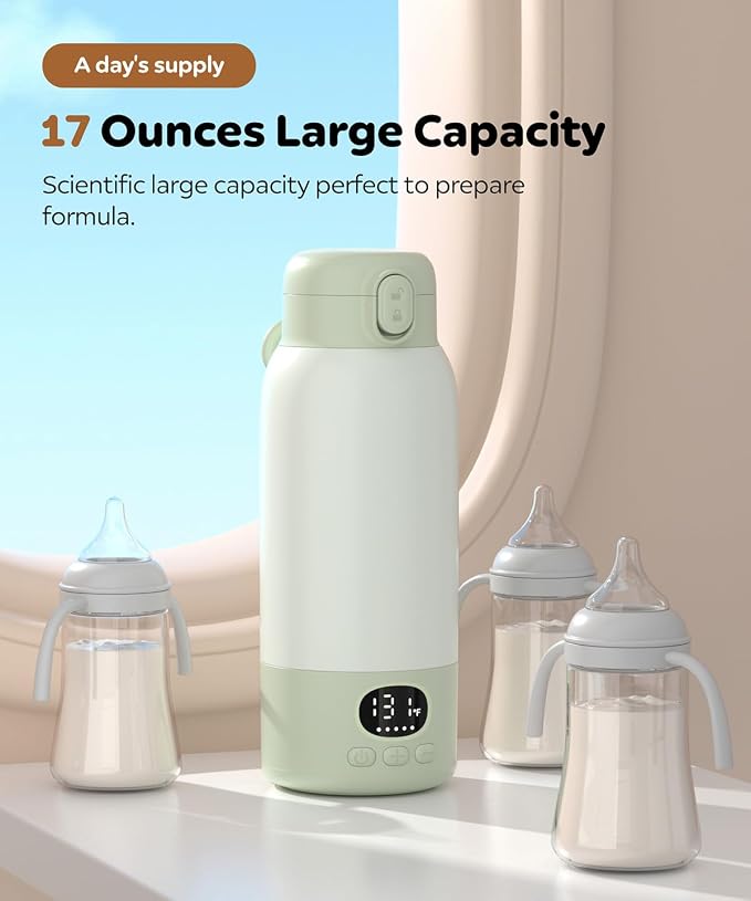 Portable Bottle Warmer 17oz Large Capacity Bottle Warmer - Image 3