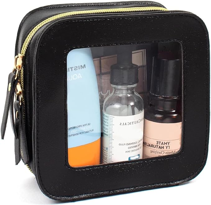 2 Pcs Clear Makup Bag Set by FFpaw