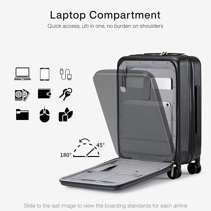 Hanke Grace Carry On Luggage - Image 10