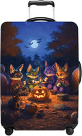 Halloween Luggage Cover Washable Suitcase Protector Anti-Scratch, Stretchable by THISFIND