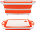 Collapsible BBQ Prep Tub/Cutting Board 10L, Foldable Dish Tub by Unknown