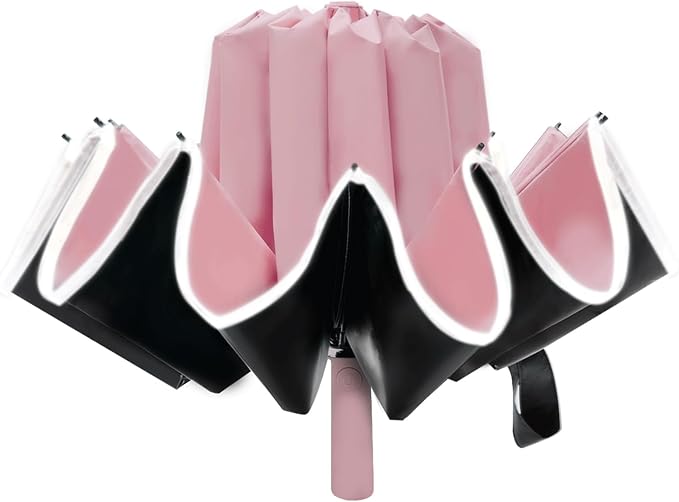 Large Double-Ribs Umbrella Automatic Folding Umbrella by Lantusire