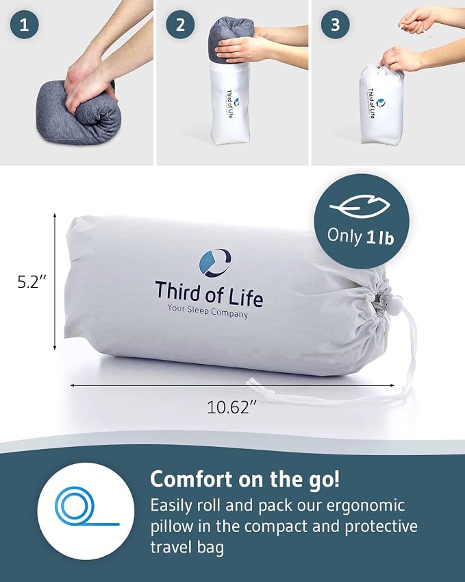 Travel Pillow VOLAR Memory Foam Small Pillow - Image 6