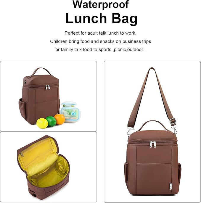 NOL Natural Organic Lifestyle Insulated Lunch Bags - Image 4