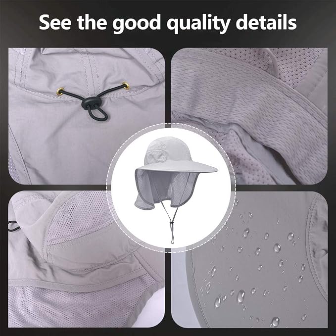 Unisex Outdoor Activities UV Protecting Sun Hats - Image 6